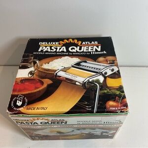 Atlas Pasta Queen Noodle-Making Machine - Silver